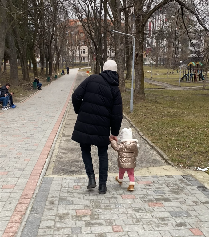 Христина з донечкою