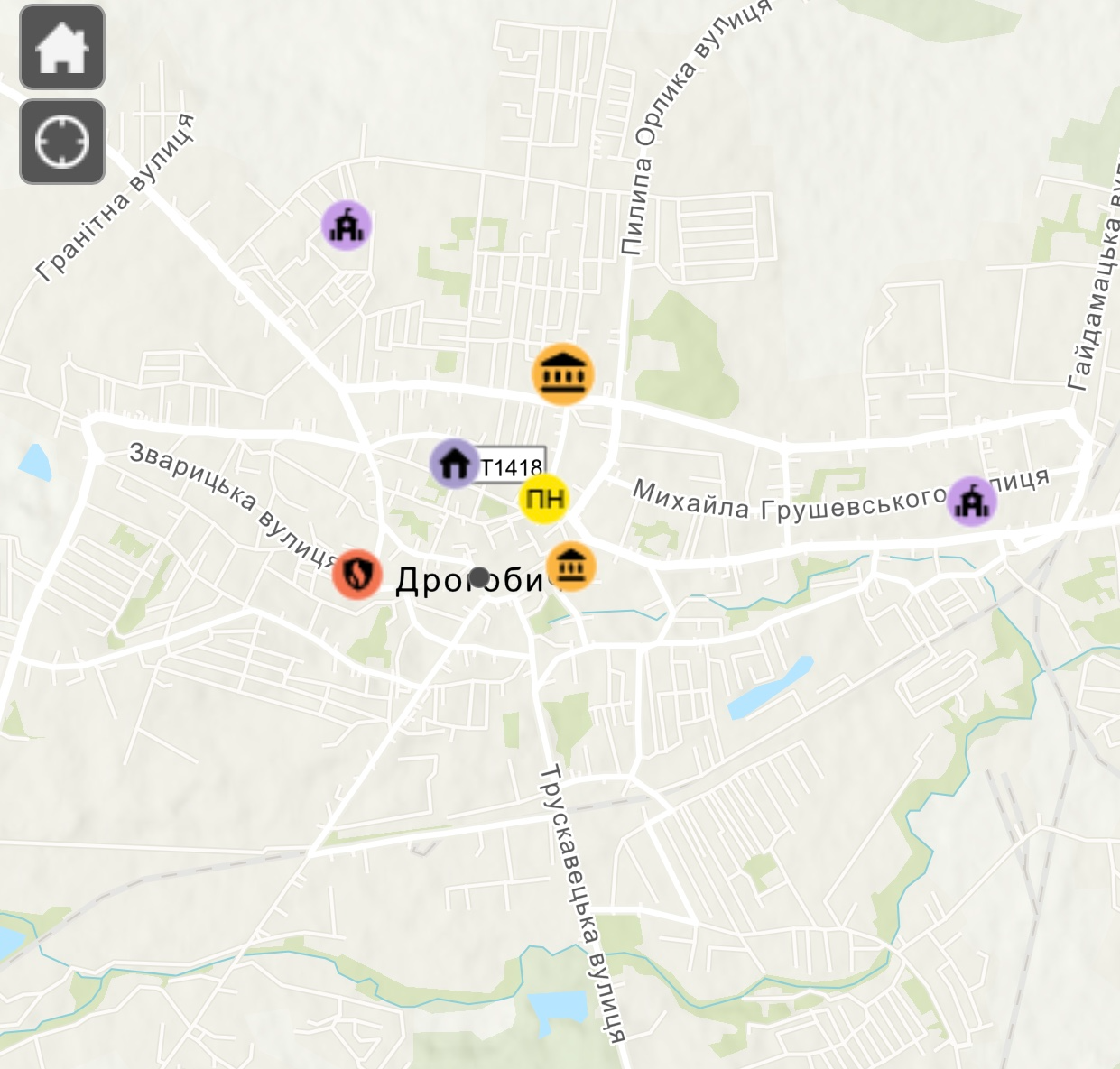 де в Дрогобичі пункти незламності