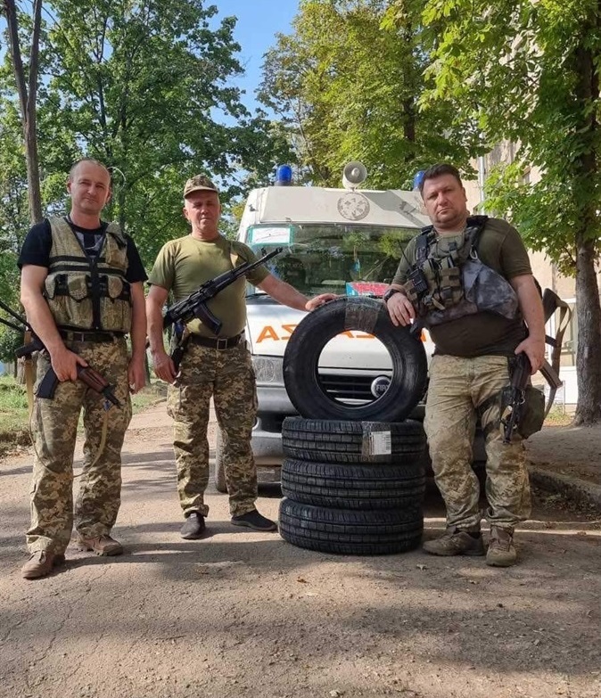 Передана допомога українським бійцям 