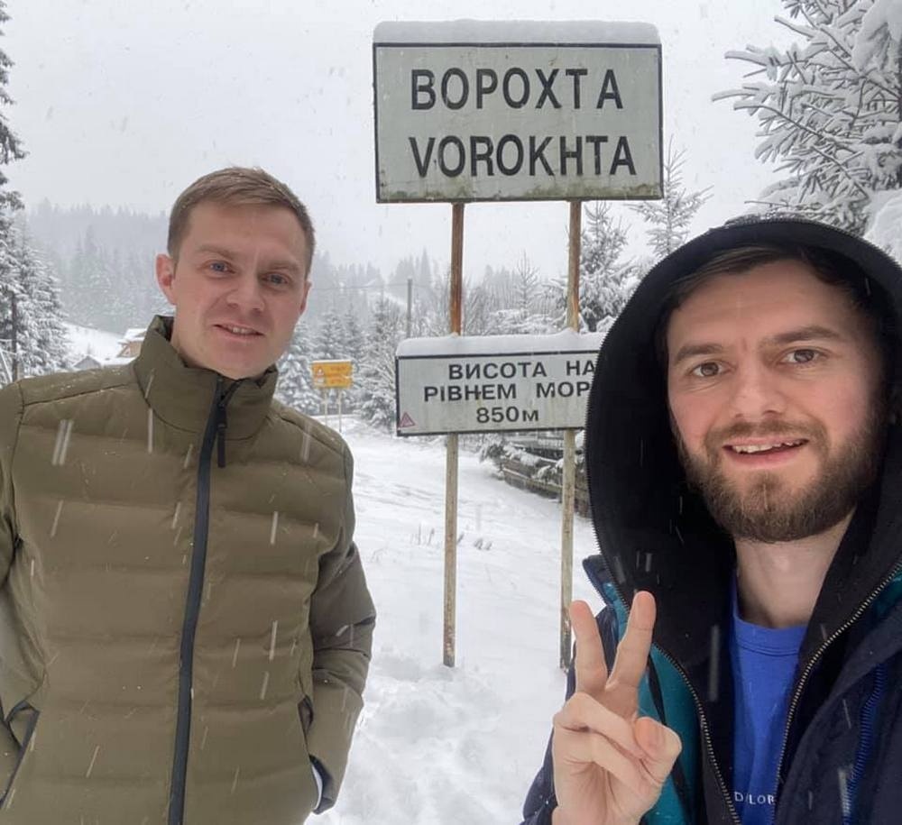 Разом з дизайнером Олегом Білим на шляху до Ворохти – міста,  де також розвивають туризм