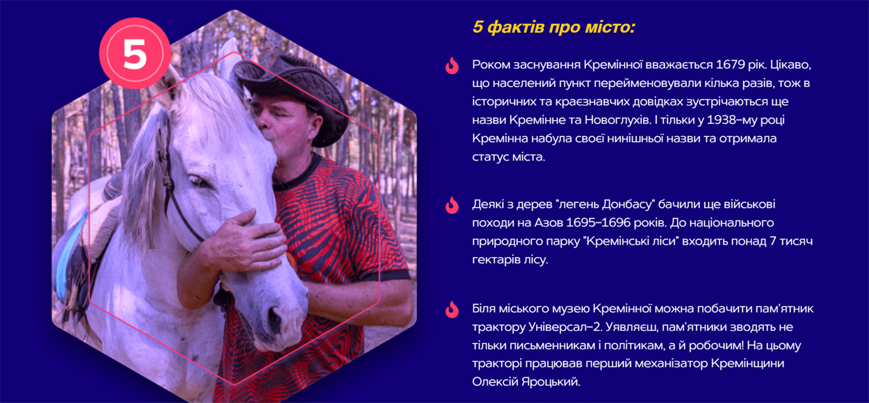 "Досліди місто" в Кремінній