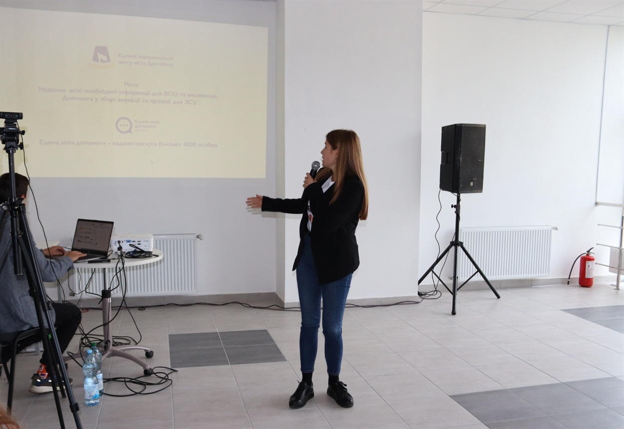 Ірина Марків про долученість ТІЦ до гуманітарного хабу 