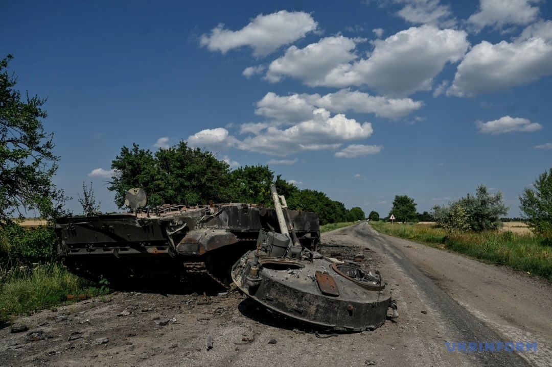 Танк, який розібрали ЗСУ