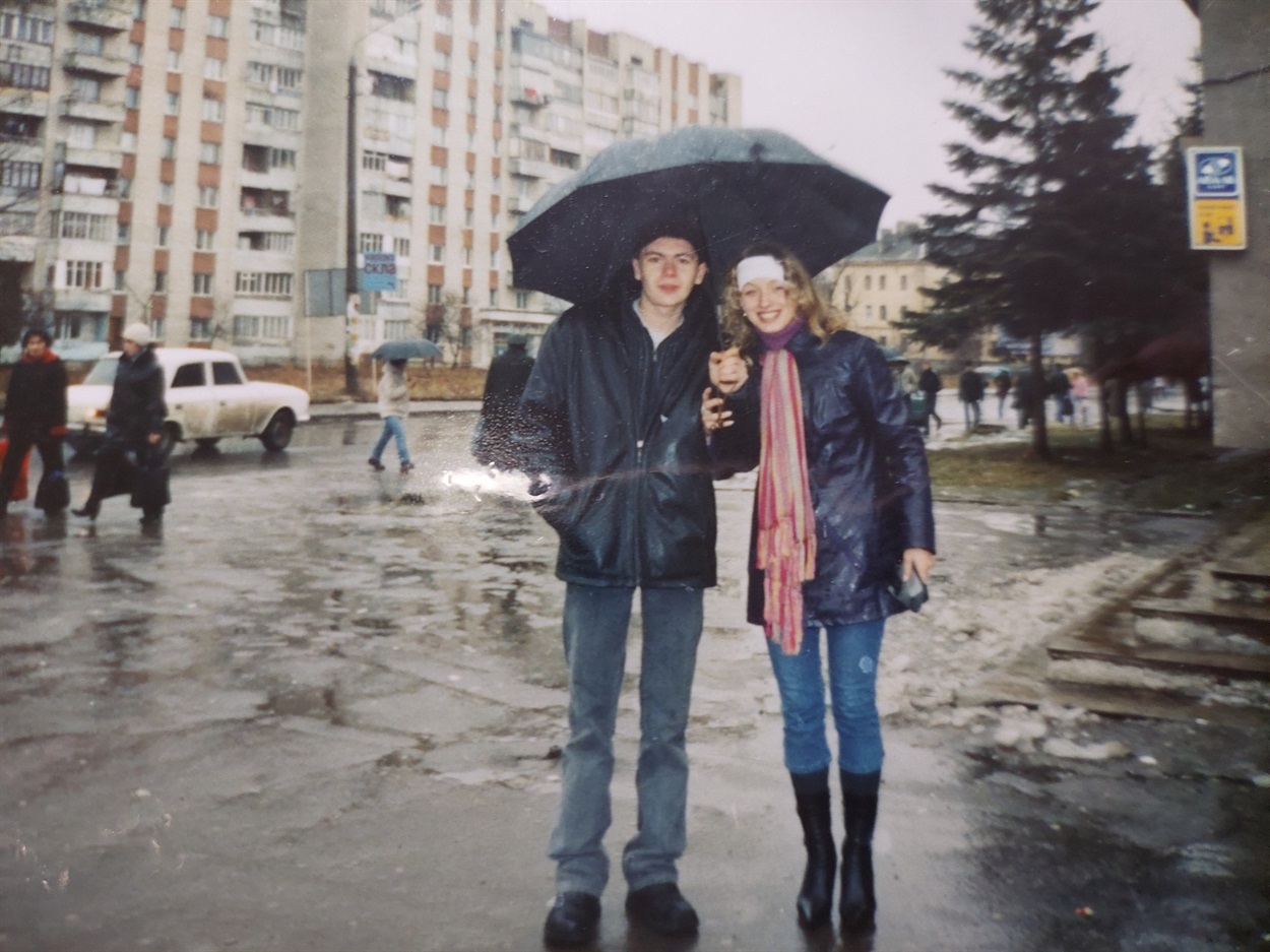 Анна та Олег у юності