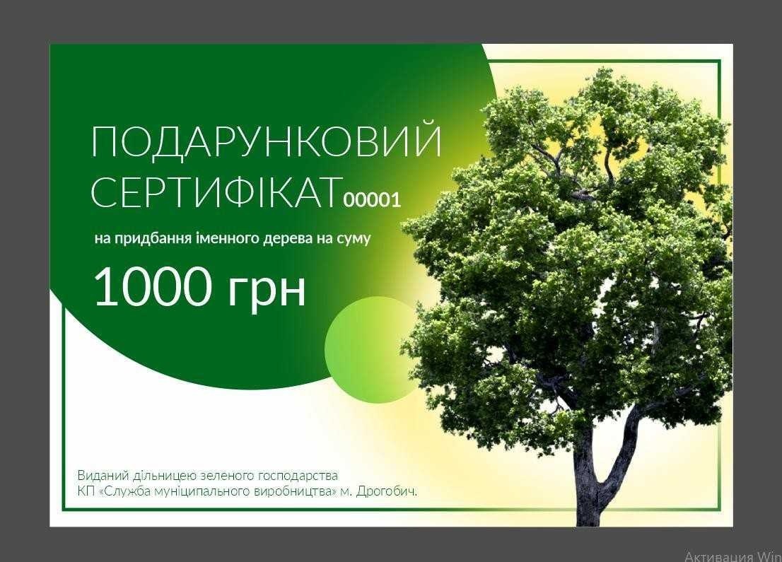 Приклад сертифікату