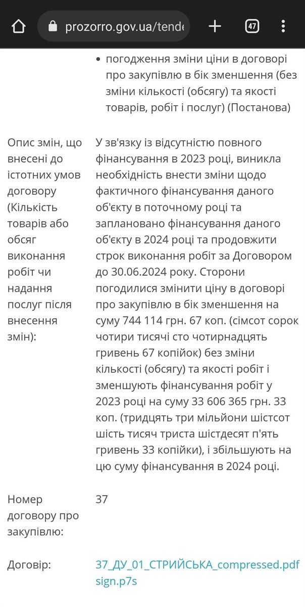 Фінансування робіт