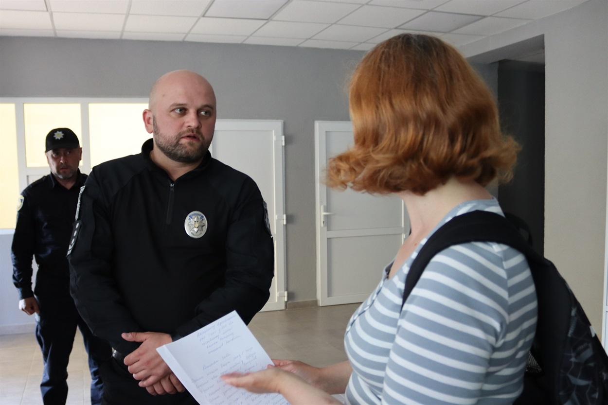 У відділі поліції заяву зареєстрували