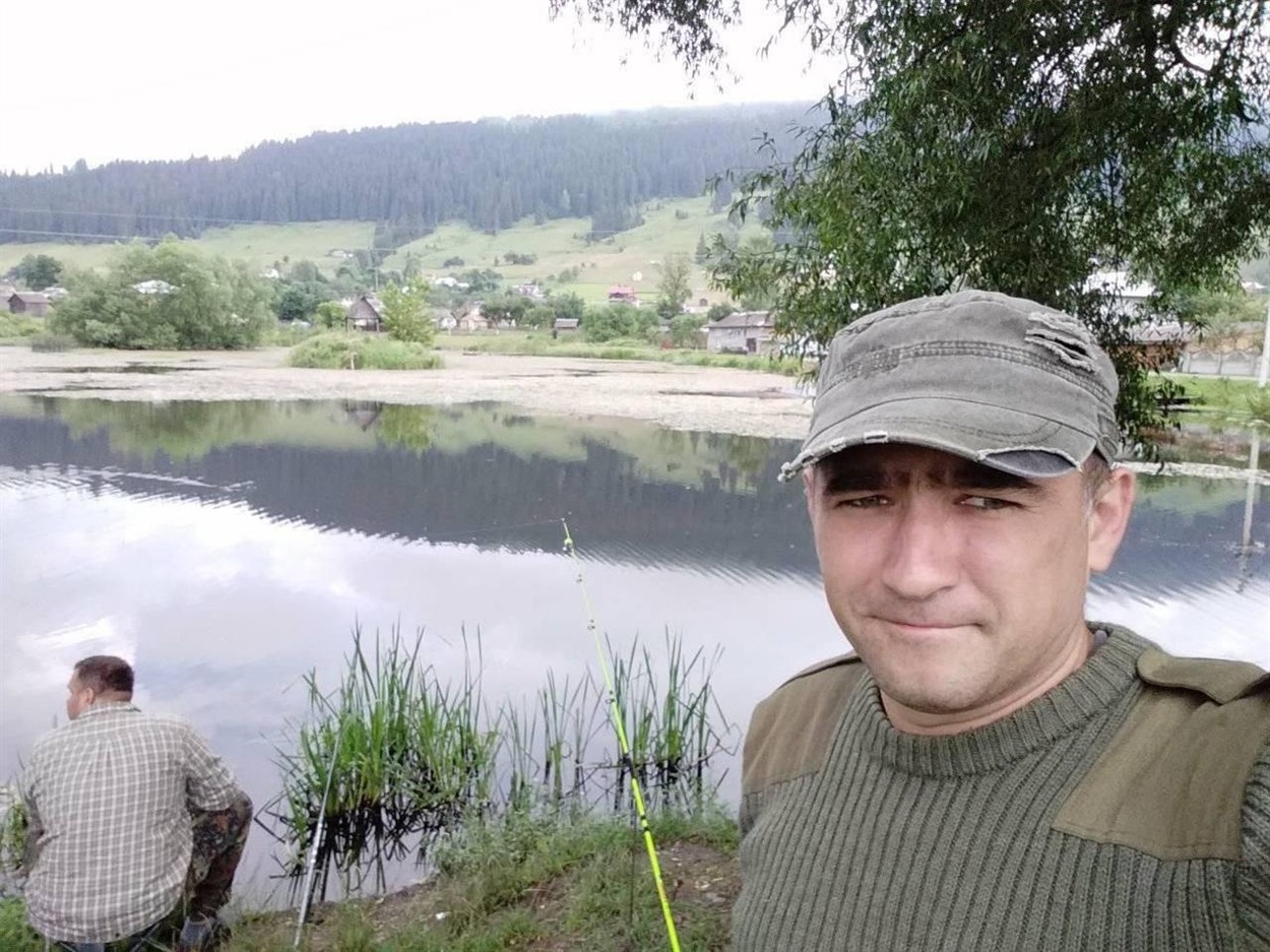 Богдан Лазорак на риболовлі