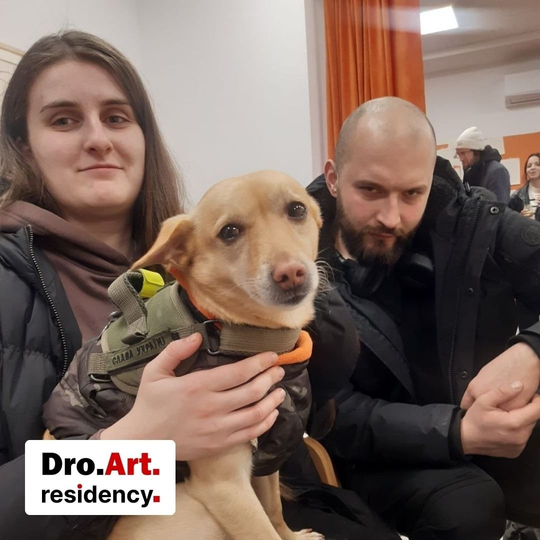 Перші резиденти "Dro.Art.residency." з Харкова.