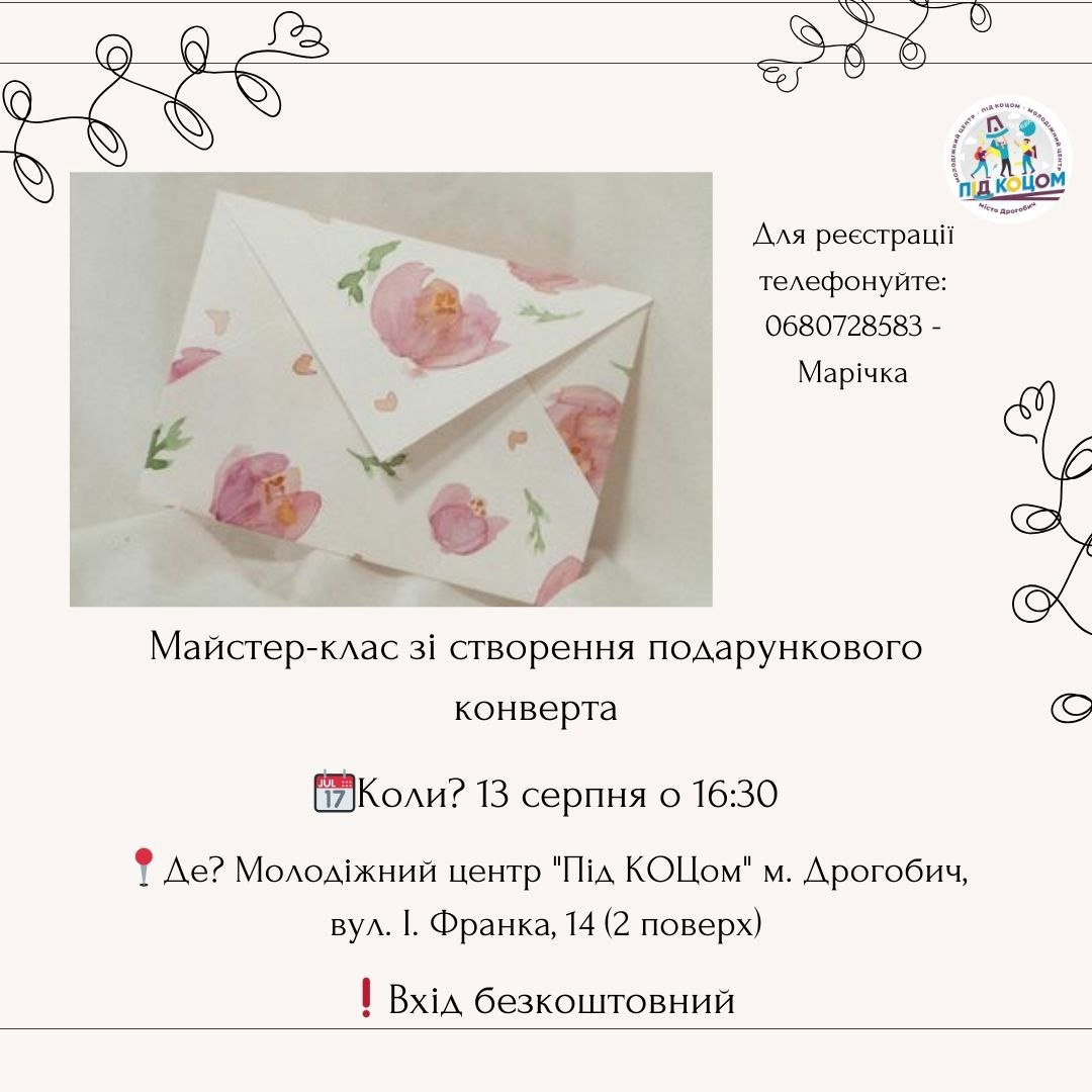 Створення подарункових конвертів