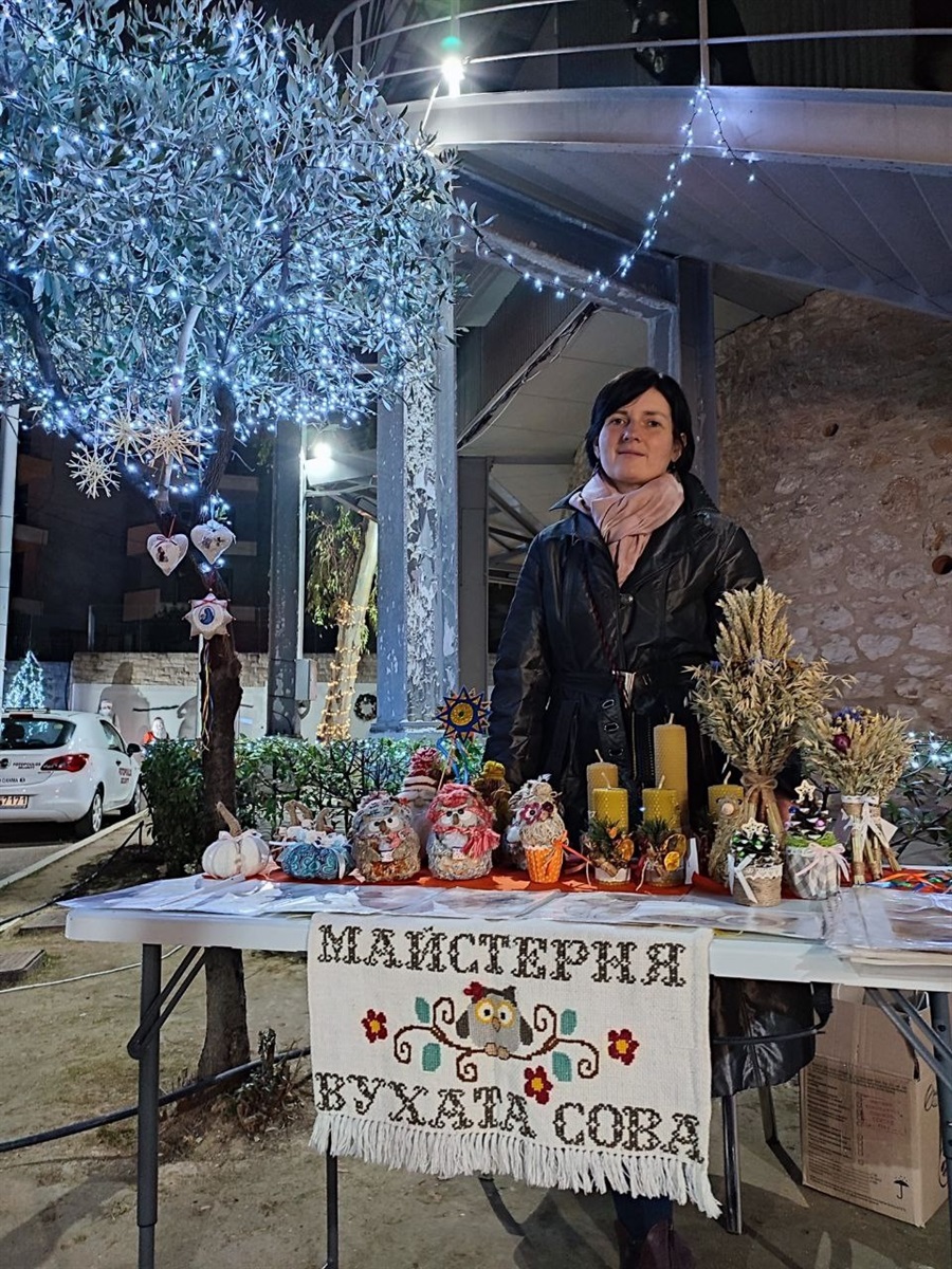 Майстриня Галина на ярмарку