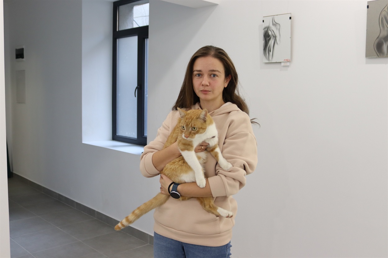 У мистецький простір може приходити будь-хто, навіть сусідські коти