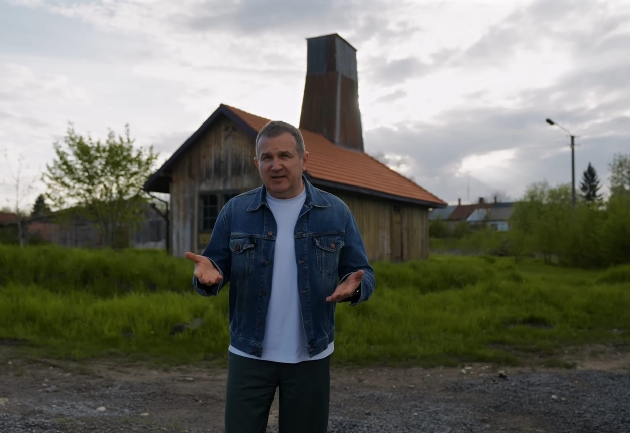 Юрій Горбунов на Дрогобицькій солеварні