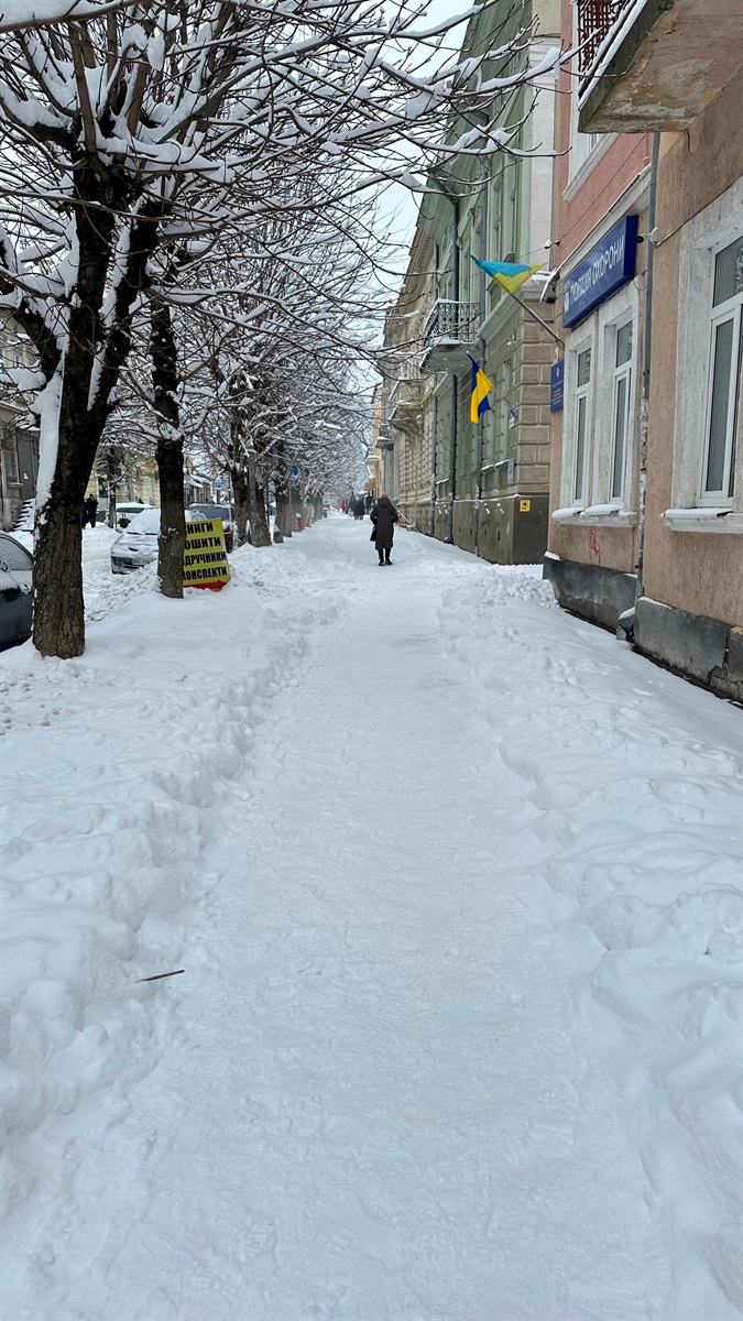 Як Дрогобич долає наслідки снігопаду: репортаж з вулиць міста
