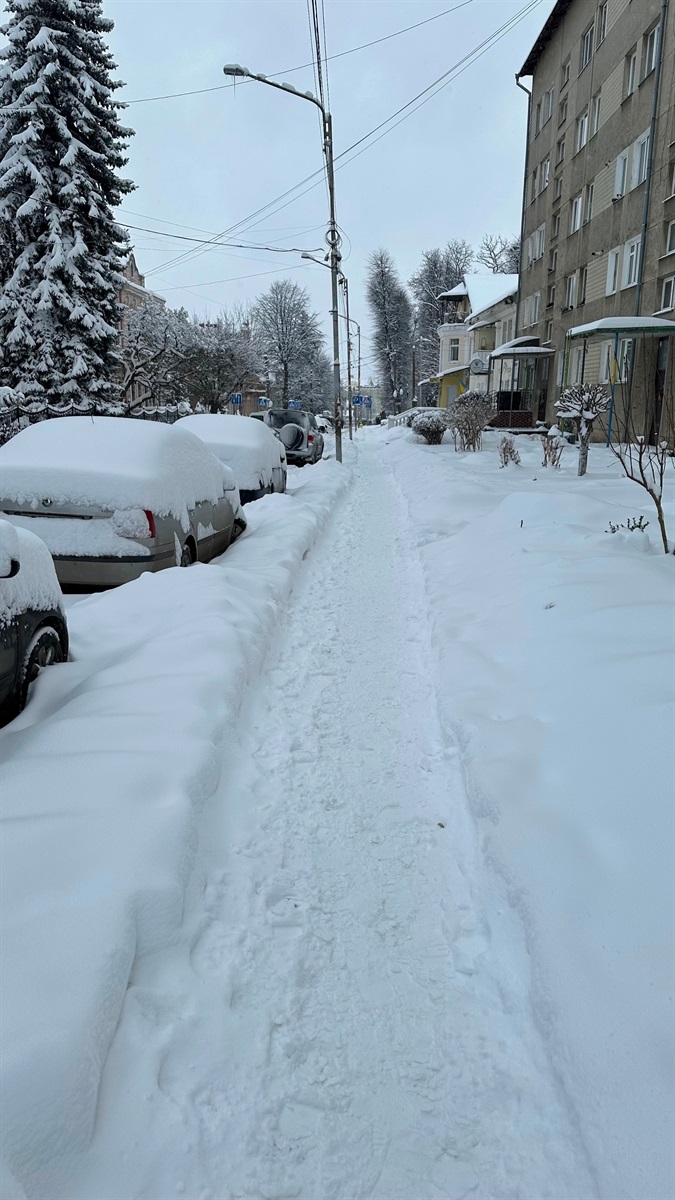 Як Дрогобич долає наслідки снігопаду: репортаж з вулиць міста