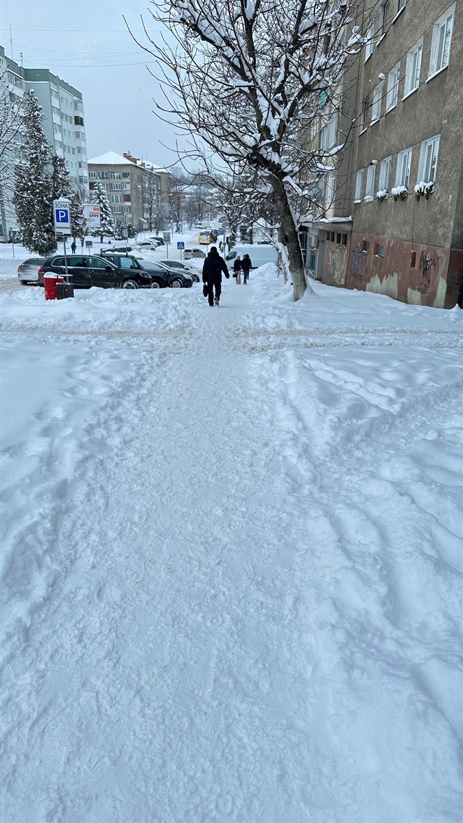 Як Дрогобич долає наслідки снігопаду: репортаж з вулиць міста