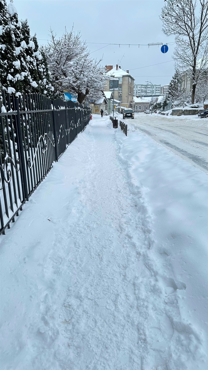 Як Дрогобич долає наслідки снігопаду: репортаж з вулиць міста